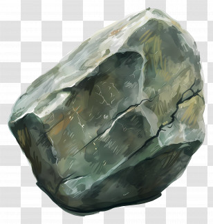 Stone - Large Gray Rock Transparent PNG
