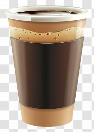 Coffee Paper Cup - Hot Coffee To-Go Cup Illustration Transparent PNG