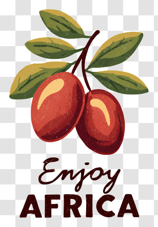 Enjoy Africa Logo - Enjoy Africa Red Fruits Transparent PNG