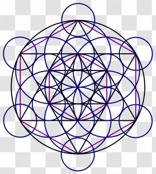 Long-sleeved T-shirt Sacred Geometry Overlapping Circles Grid Metatron - Longsleeved Tshirt - Chakra Transparent PNG