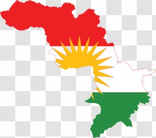 Iraqi Kurdistan Independence Referendum, 2017 Flag Of Kurdish Region. Western Asia. Iraq - Region Asia - Background Transparent PNG