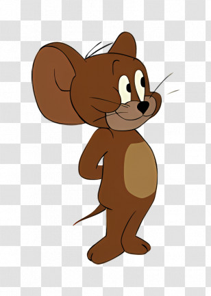 Jerry Mouse - Cartoon Mouse Standing Transparent PNG
