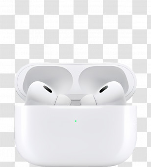 Airpods Pro - Wireless Earbuds In Case Transparent PNG