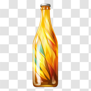 Beer Bottle
 - Yellow Beer Bottle Transparent PNG