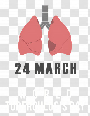 World Tuberculosis Day - Lungs Illustration For World Tuberculosis Day Transparent PNG