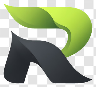 Ride Logo - Green Leaf R Logo Transparent PNG