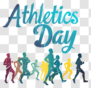 World Athletics Day - Athletics Day Runners Illustration Transparent PNG