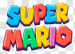Super Mario Logo - Super Mario Logo Transparent PNG