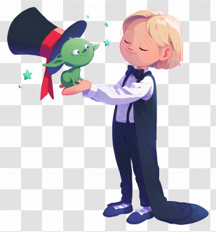 Magician - Magician With Magical Creature Transparent PNG