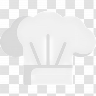 Chef Hat - Chef Hat Icon In White Transparent PNG