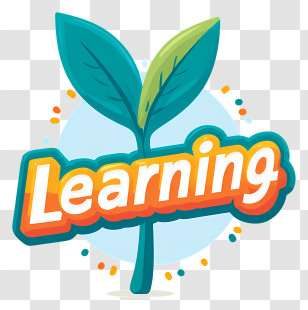 Learning Logo - Learning Leaf Logo Transparent PNG