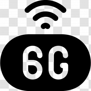 6g - 6G Wireless Network Icon Transparent PNG