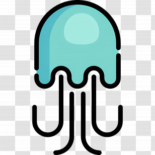 Jellyfish - Cute Jellyfish Transparent PNG