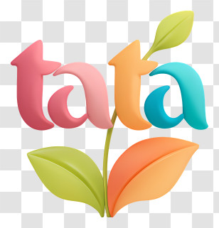 Tata Logo - Tata Leaf Logo Transparent PNG