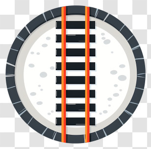 Track - Railroad Track Icon Transparent PNG