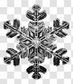 Crystal Snowflake - Crystal Snowflake Design Transparent PNG