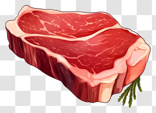Steak - Fresh Raw Steak For Cooking Transparent PNG