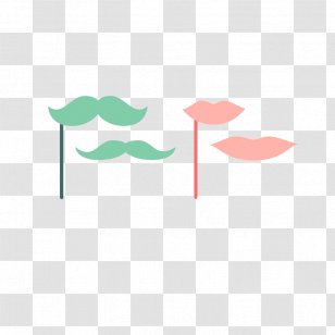Mask Carnival - Bearded Lips To Pull The Material Free Transparent PNG