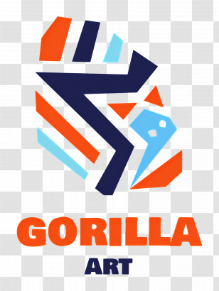 Gorilla Logo - Gorilla Art Logo Transparent PNG