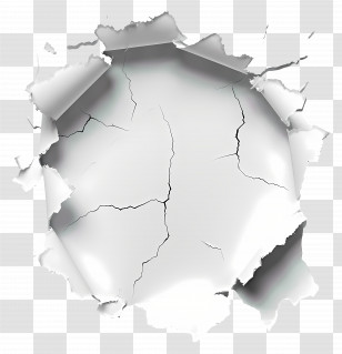 Hole Ripped Paper - Cracked Surface Hole Illustration Transparent PNG