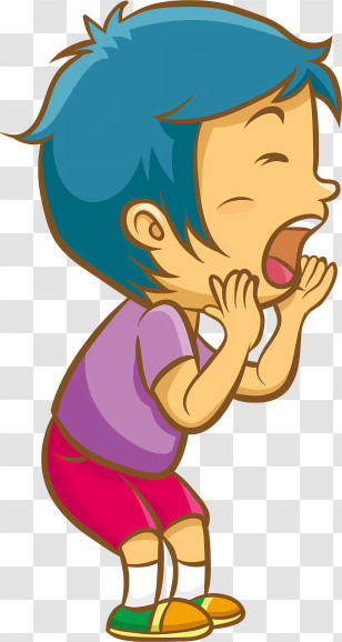 People - Excited Shouting Child Transparent PNG