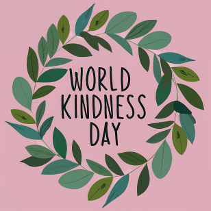 World Kindness Day - World Kindness Day Wreath With Leaves Transparent PNG