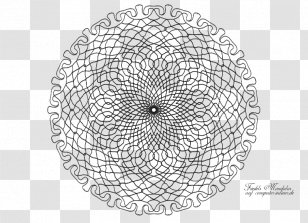 Illustrator Tutorial Poster - Monochrome - Wind Mandala Transparent PNG