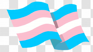 Transgender Flag Emoji - Transgender Pride Flag For Equality Transparent PNG