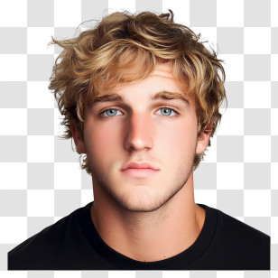 Logan Paul - Blonde Man Portrait Transparent PNG