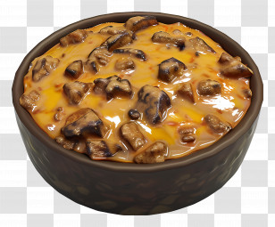 African Food - Savory Mushroom Dish Transparent PNG