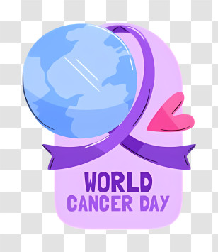 World Cancer Day - World Cancer Day Awareness Graphic Transparent PNG