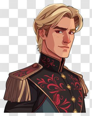 Prince Kristoff - Royal Prince Character In Illustrated Style Transparent PNG