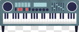 Icon - Electronic Keyboard Transparent PNG