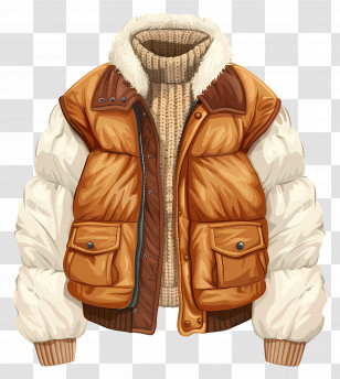 Winter Coat - Warm Winter Jacket Illustration Transparent PNG