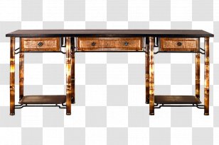Desk Wood Stain Rectangle - Furniture - Buffet Table Transparent PNG