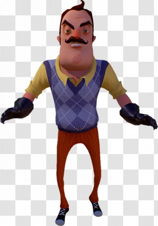 Hello Neighbor Minecraft Roblox Video Game Facial Hair Transparent Png - free download hello neighbor minecraft roblox video game