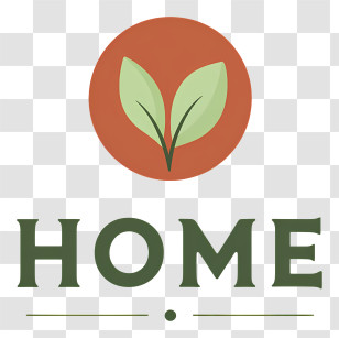 Home Logo - Green Home Leaf Logo Transparent PNG