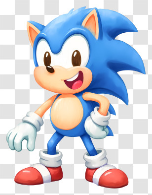 Sonic The Hedgehog - Blue Hedgehog Character Transparent PNG