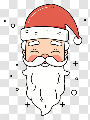 Santa Claus - Santa Claus With Red Hat Transparent PNG