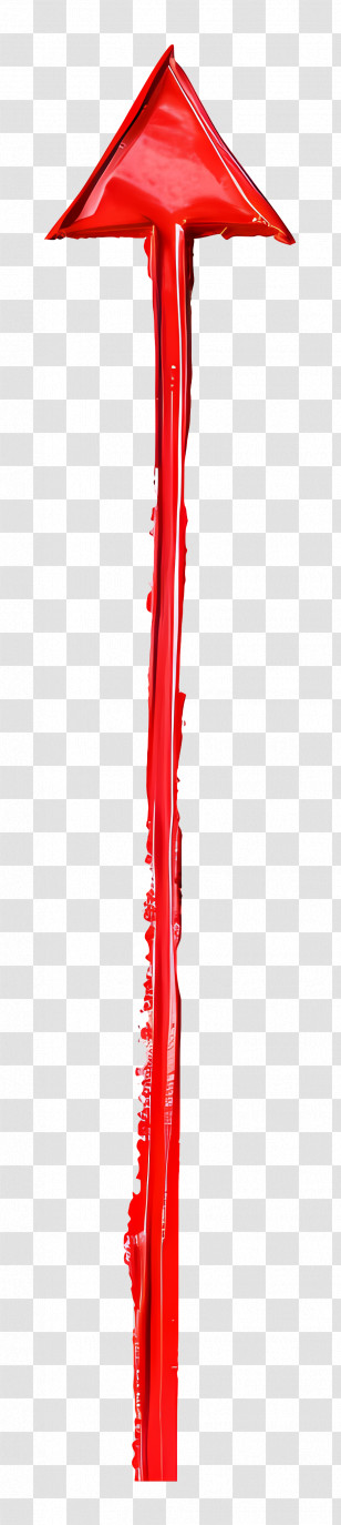 Red Arrow Up - Red Up Arrow Direction Symbol Transparent PNG