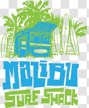 Malibu Surf Shack Logo Beach Surfing - Area - Woodland Hills Transparent PNG