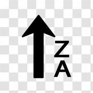 Download Sorting Algorithm Alphabetical Order - Character - Share Icon Transparent PNG