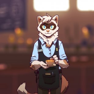 Ferret Furry Fandom Funny Animal Fursuit Art - Cartoon Transparent PNG