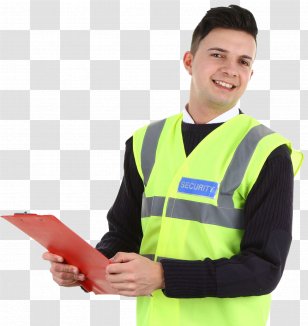 Security Guard High-visibility Clothing Uniform Tax - Yellow Transparent PNG