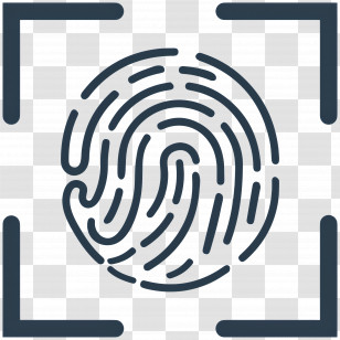Fingerprint Scanner - Fingerprint Biometric Scanner Illustration Transparent PNG