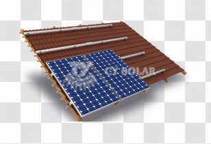 Roof Shingle Solar Energy Panels - Photovoltaics - Tiles Transparent PNG
