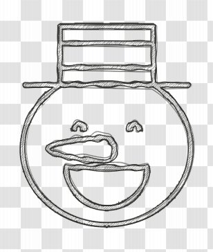 Emoji Icon Emoticon Man - Mouth Line Art Transparent PNG