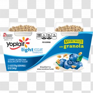 Breakfast Yoplait Granola Yoghurt Greek Cuisine - Yogurt Transparent PNG