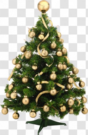 Artificial Christmas Tree Pre-lit Garland - Spruce Transparent PNG