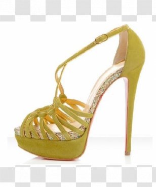 Christian Louboutin Peep-toe Shoe High-heeled Footwear Fashion - Podeszwa Transparent PNG